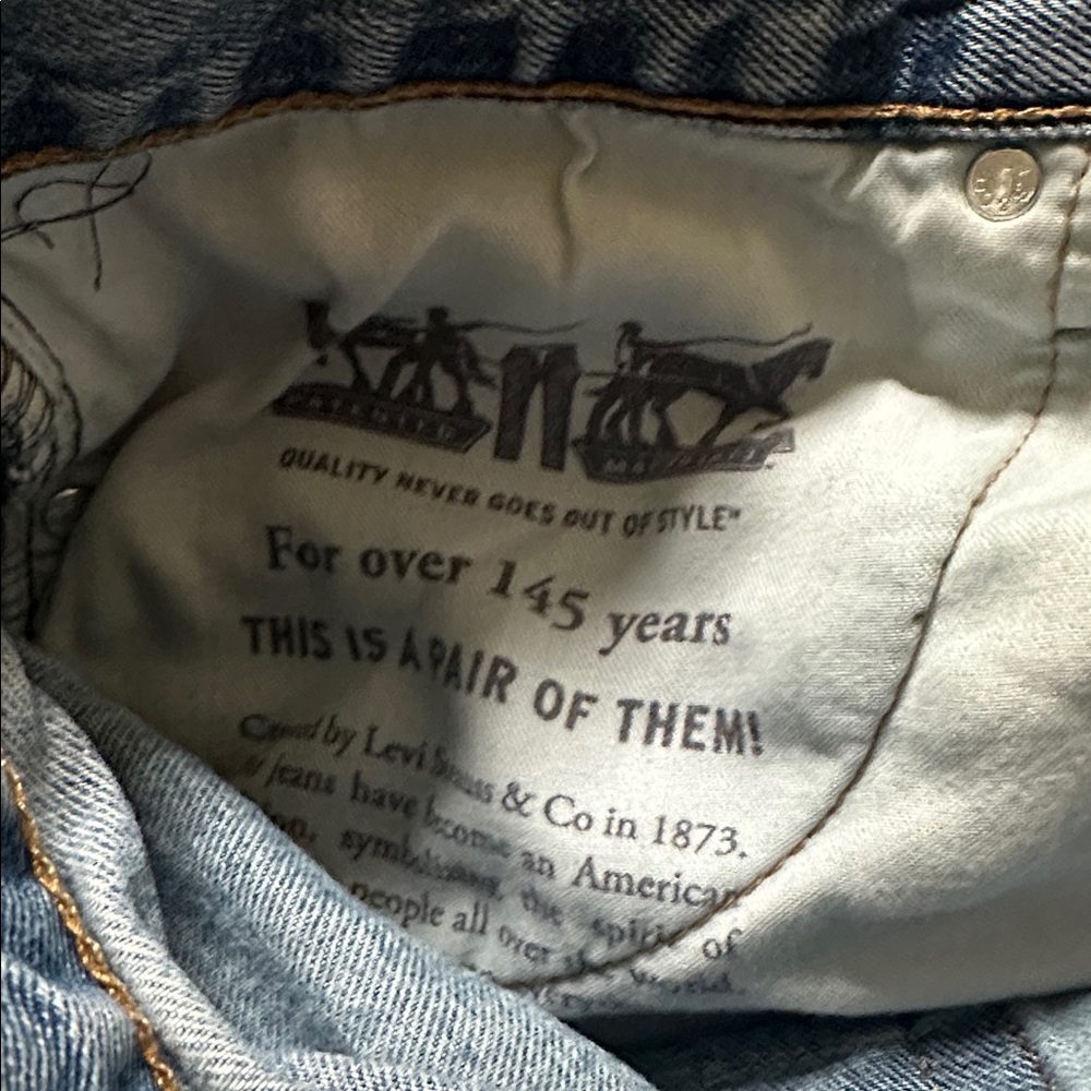 Levi’s 550 Classic Denim Blue Jeans - Picture 10 of 10